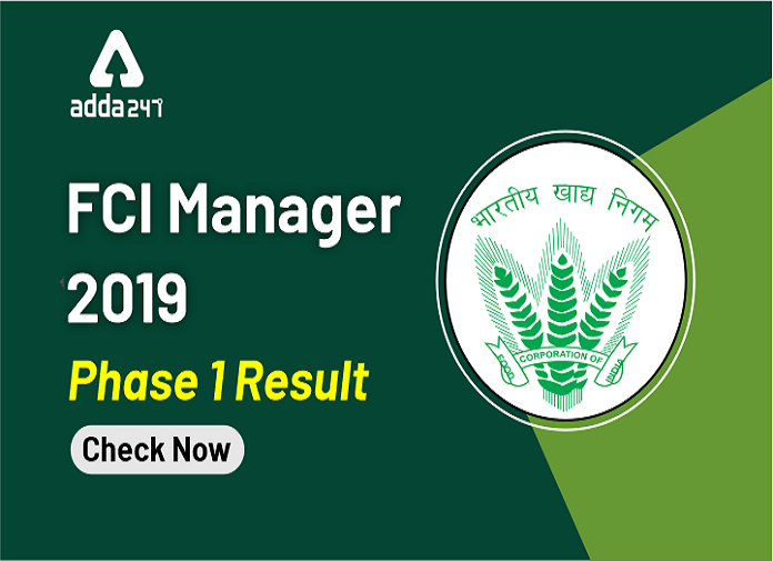 FCI Manager 2019 Phase 1 Result (720x450)