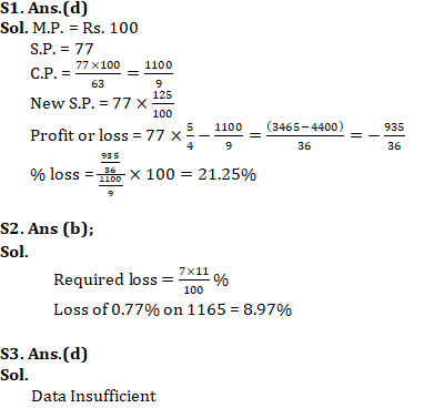 Quantitative Aptitude For SSC CGL,CHSL : 29th January 2020 for Profit & loss_60.1