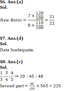 Mathematics Quiz For RRB NTPC : 10 फरवरी 2020 For Ratio & Proportion_130.1