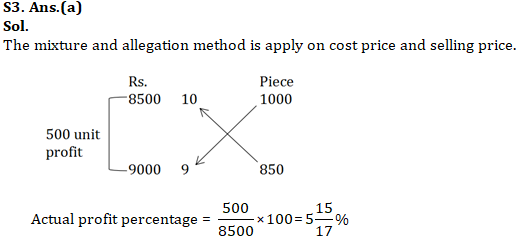 RRB NTPC के लिए Mathematics क्विज 20 फरवरी 2020 : Profit & Loss_70.1