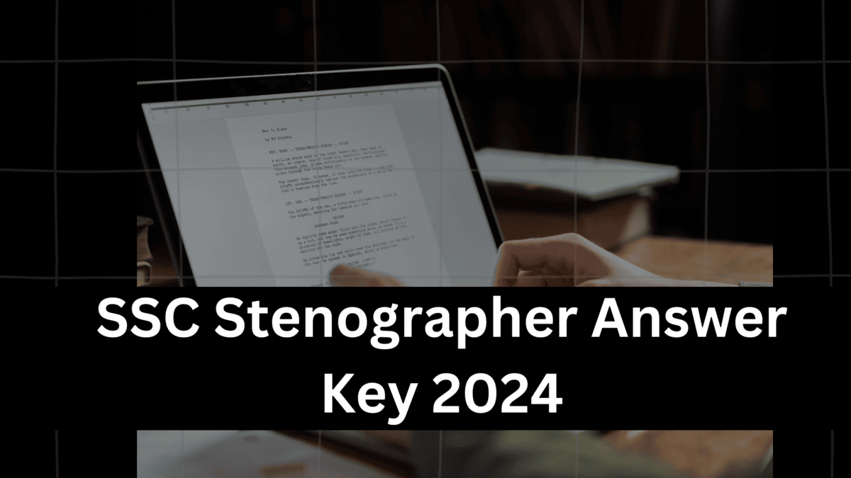 SSC Stenographer Answer Key