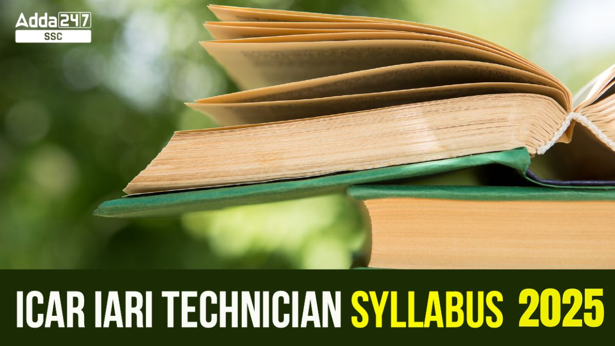 ICAR IARI Syllabus