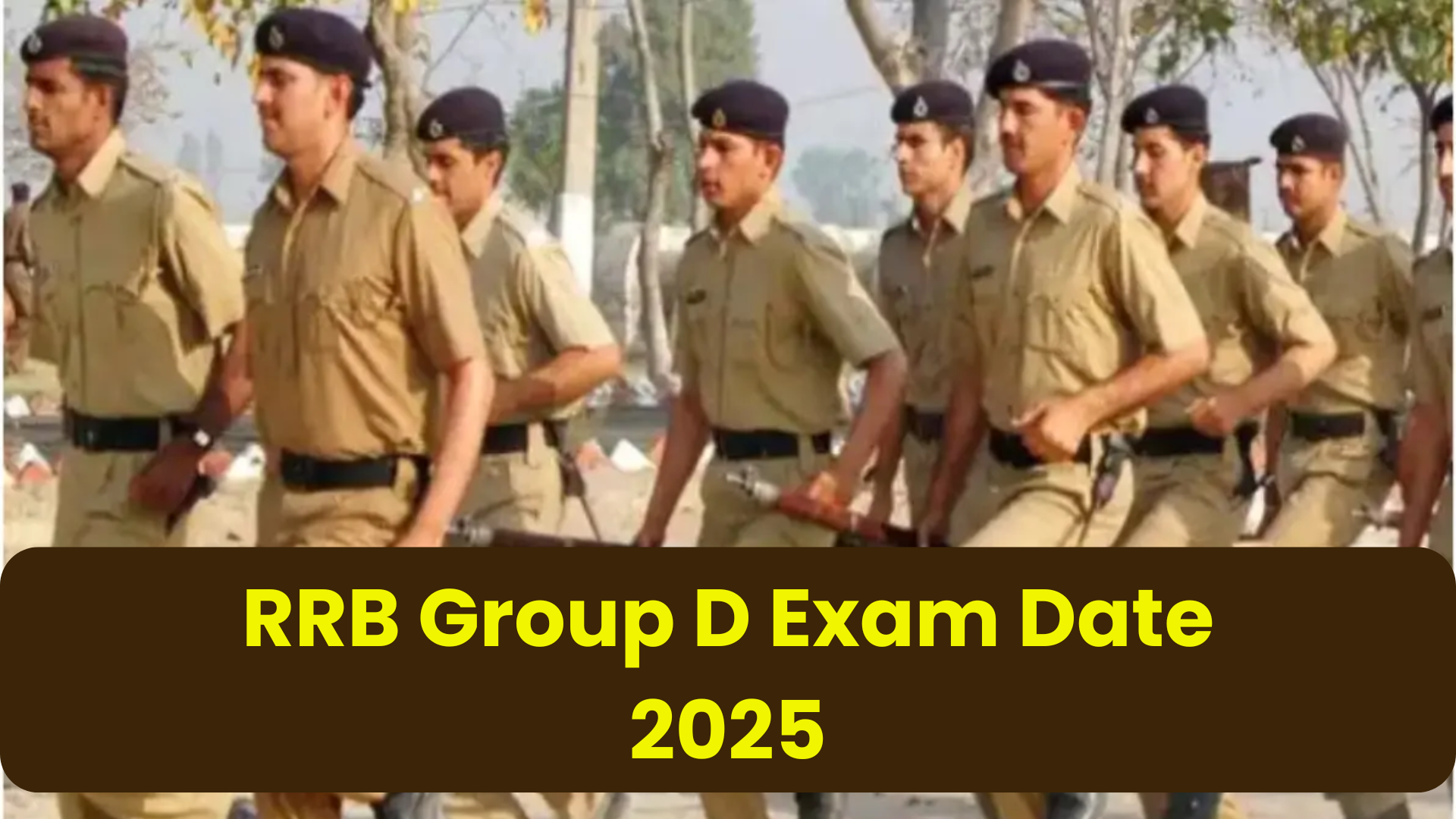 RRB Group D Exam Date