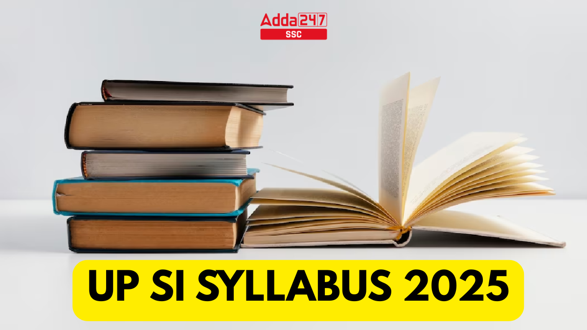 UP Police SI Syllabus 2025