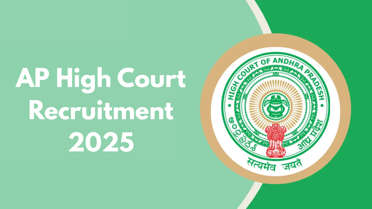 AP High Court Recruitment 2025