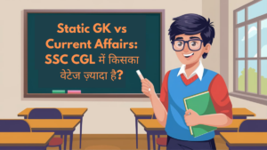 Static GK vs Current Affairs: SSC CGL में किसका वेटेज ज़्यादा है?