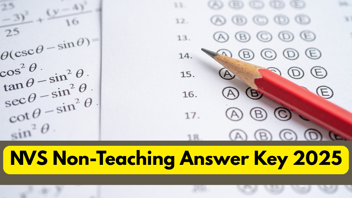 NVS Non-Teaching Answer Key 2025