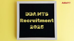DDA MTS Recruitment