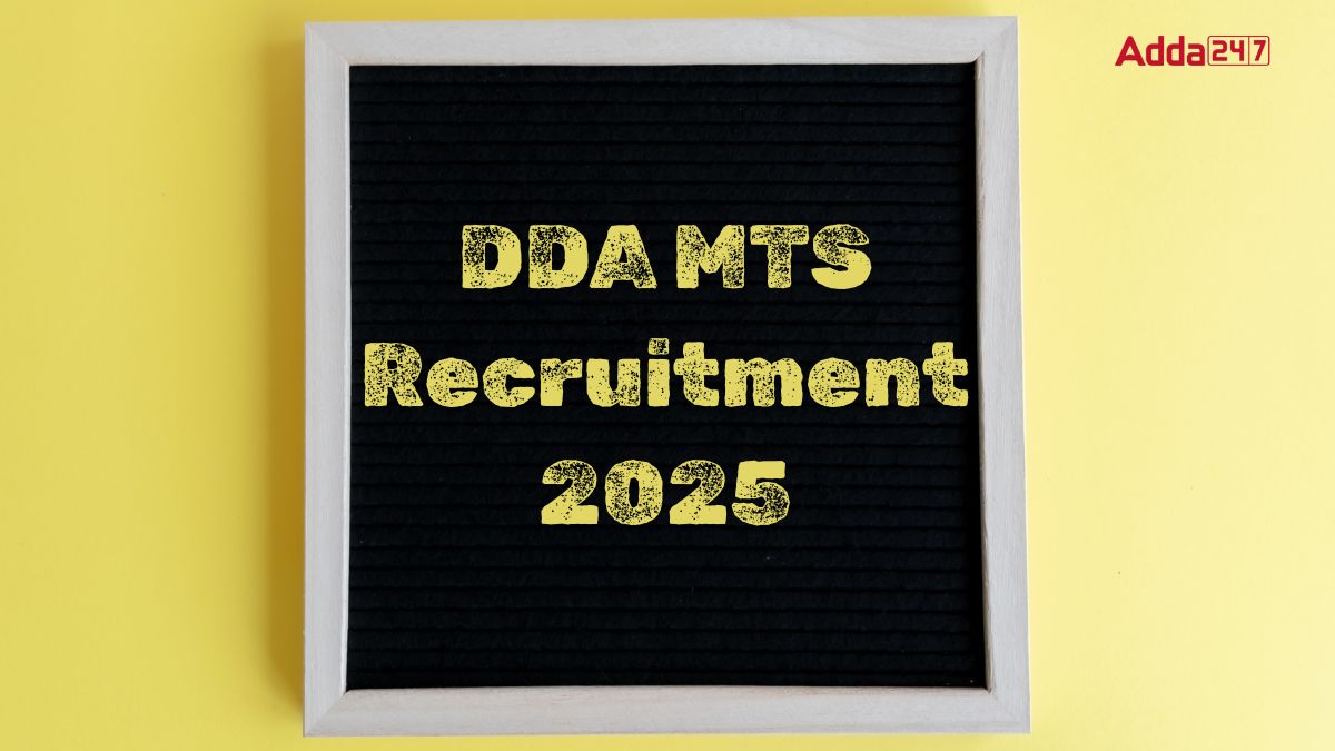 DDA MTS Recruitment