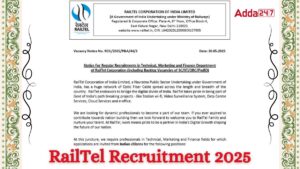 RailTel Recruitment 2025