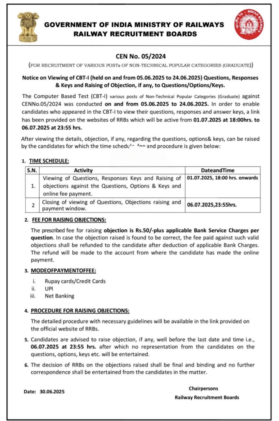 RRB NTPC Answer Key 2025 Out Today: Check Response Sheet and Raise Objections |_3.1